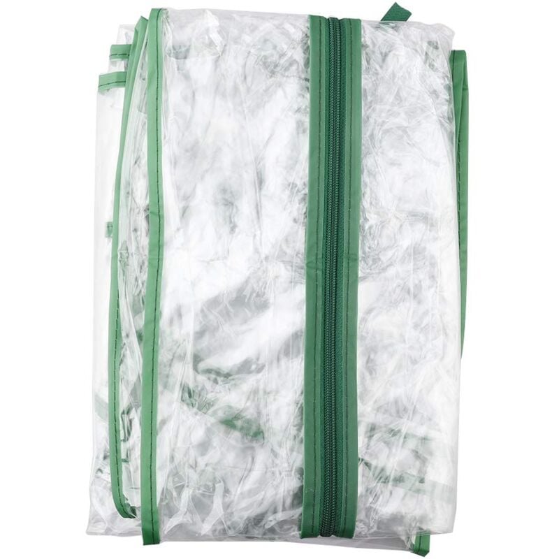 Sollbry - Housse de rechange pour serre à 4 étages en pvc transparent avec porte zippée enroulable pour extérieur et intérieur(6949155cm)
