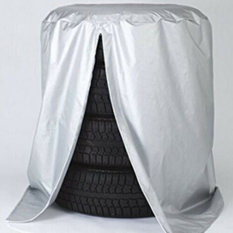 Sollbry Housse de roue de secours Enjoliveurs de roue pour camping-car remorque Housse de pneu Roues automobiles Housse de pneu de secours Housses de bâche de pneu Soie Polyester Engrenage avant de vo