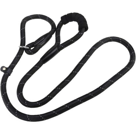 Sollbry Hundeleine, Trainingsseil, Hundetrainingshalsband, Hundeschlupfleine, Halsband, P-Leine, reflektierende und langlebige Leine, geeignet zum Laufen, Spazierengehen, Wandern