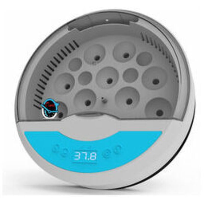 Incubateur d'œufs automatique – Incubateur d'œufs de poule 9 à 12 œufs avec contrôle de la température – Idéal pour volaille, caille, oie, pigeon,