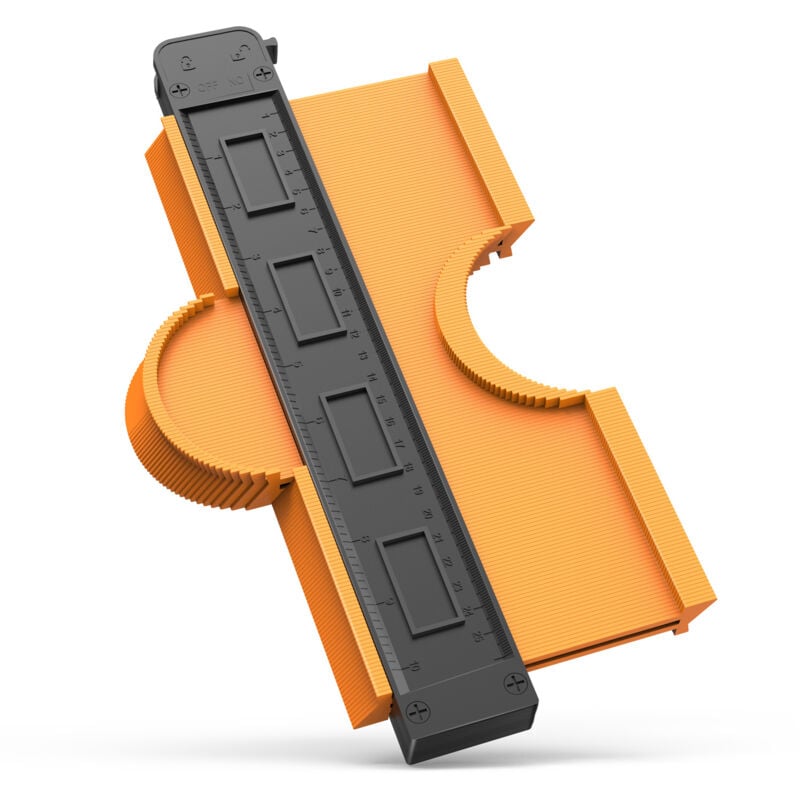 Sollbry - Jauge de contour verrouillable Copieur de contour Copieur de forme avec verrouillage Jauge de contour précise avec verrouillage