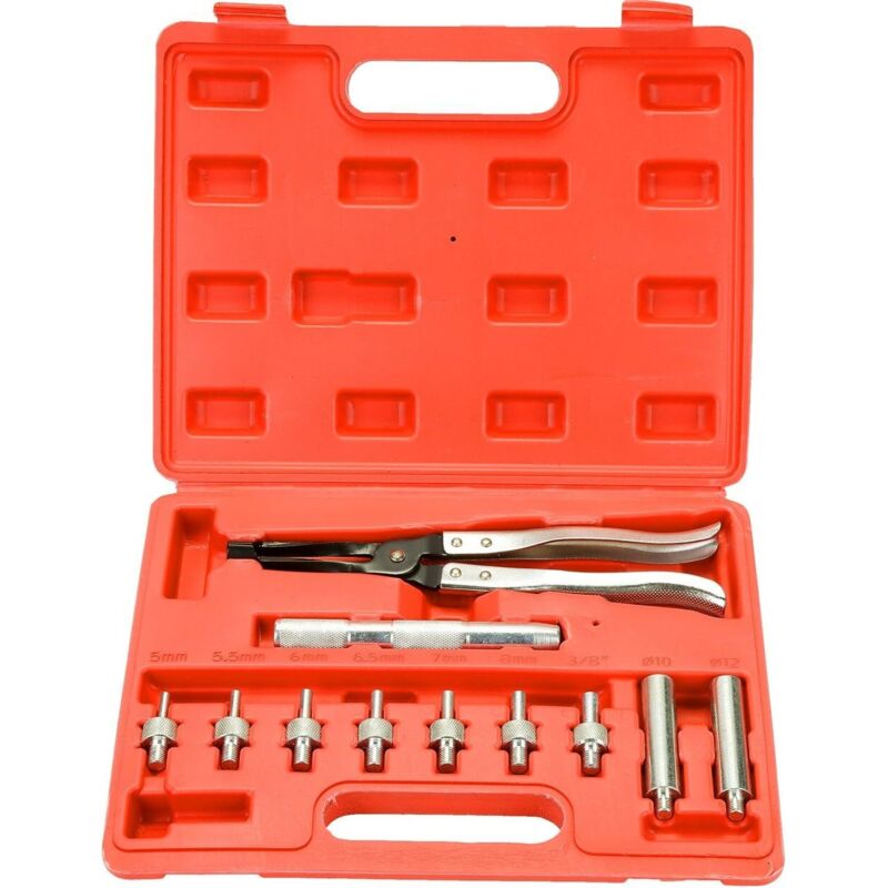 Juego de 11 alicates para extracción de válvulas - Sollbry