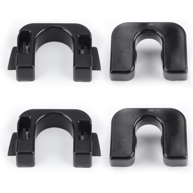 Sollbry - Juego de 2 piezas 1539663 para fijación de tapa de compartimento de equipaje trasero 015532109E, compatible con Ford Fiesta MK3 Mk7 Mk8