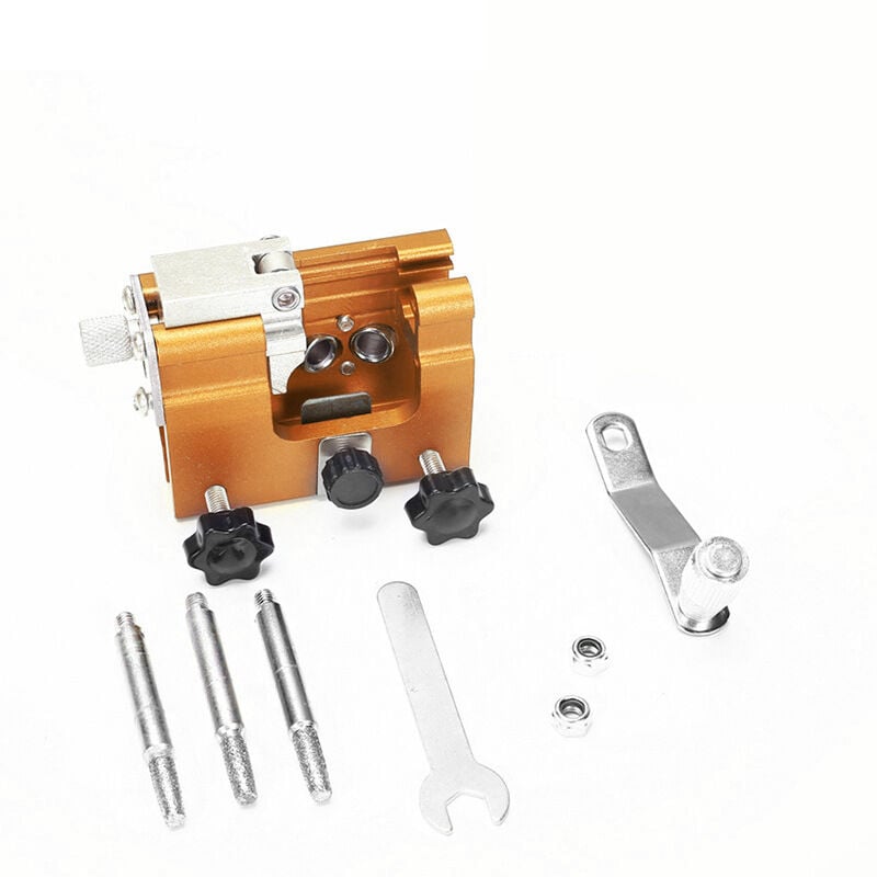 Sollbry - Kit d'affûtage de tronçonneuse, manivelle portable, mini affûteur de chaîne manuel, outils d'affûtage de chaîne, affûteur pour tous les