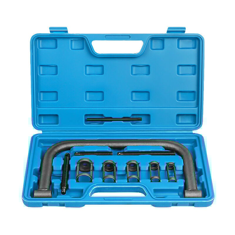 Sollbry - Kit de Leve Soupape Auto, 16-30mm Compresseur Ressort Soupape, 10 Pièces Compresseur de Ressort de Soupape, Lève Soupape Demonte Outil