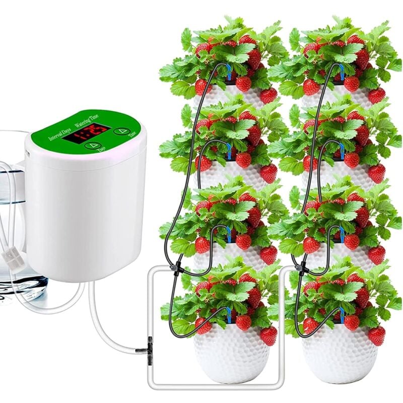 Sollbry - Kit d'irrigation goutte à goutte automatique, Système d'irrigation automatique pour plantes d'intérieur, chargement usb diy Kit