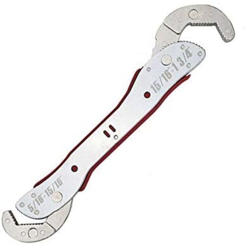 Llave ajustable multifunción de 9-45 mm, llave universal con clip mágico para todo tipo de tuercas, pernos, tubos y tuberías. - Sollbry