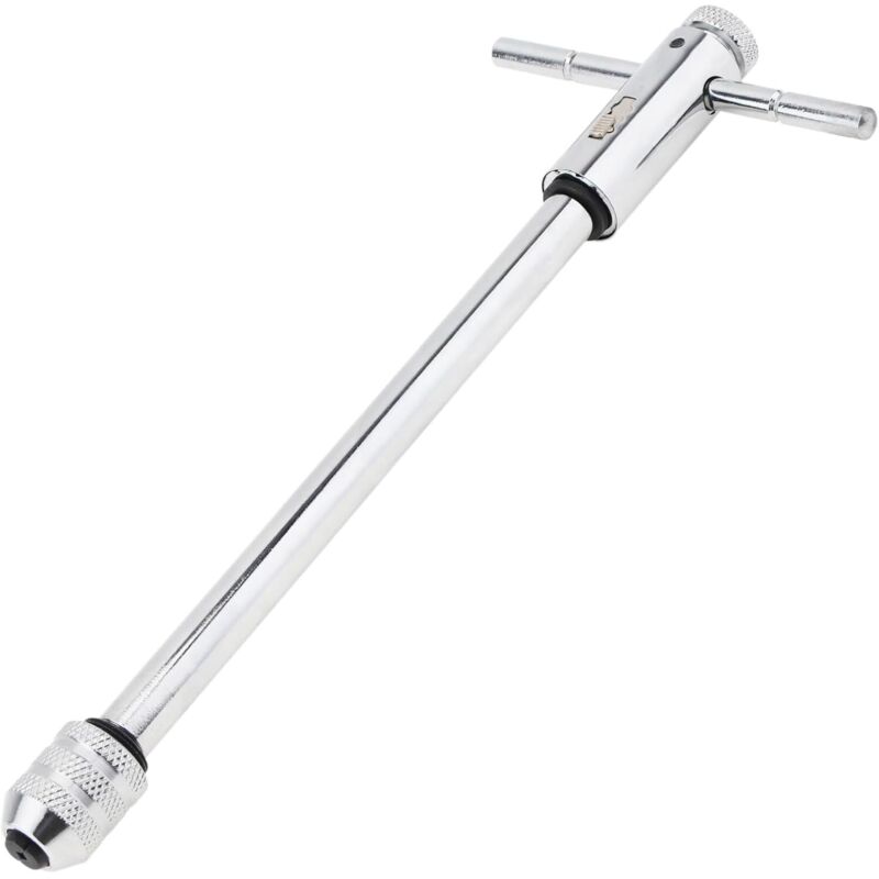 Llave de trinquete ajustable con mango en t, para machos de roscar métricos M5-M12, llave de trinquete con rosca M3-M8 - Sollbry