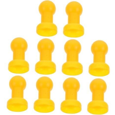 Sollbry Lot de 10 capuchons de trampoline pour enfants, accessoires de chapeau de trampoline, rembourrage de poteau de trampoline, capuchons de sécurité, remplacements de poteau de trampoline, crochet