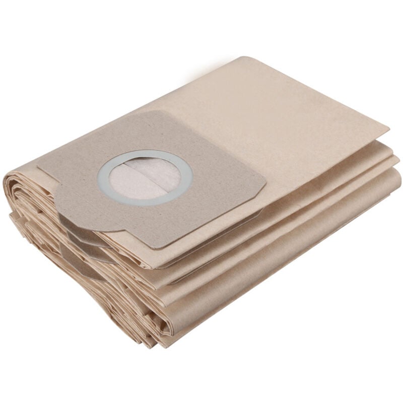 Lot de 10 sacs à poussière en papier pour aspirateur Karcher WD3 WD3 Battery SE4001 SE4002 wd 3.000 Wet & Dry Premium Aspirateur Alternative à