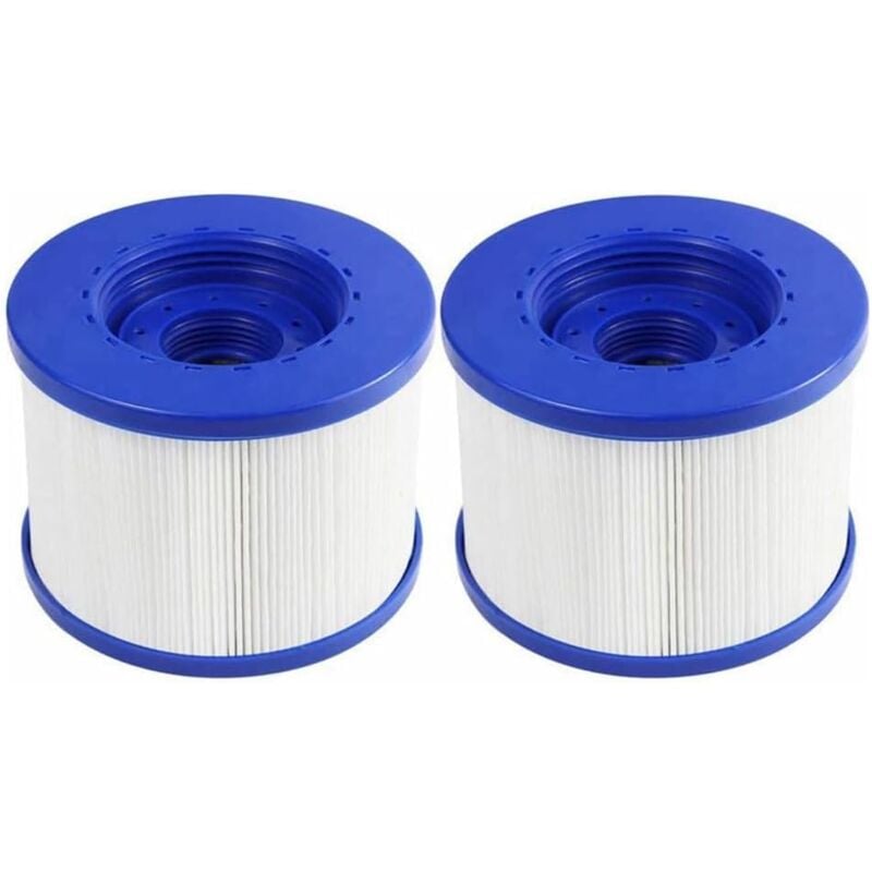 Lot de 2 Cartouches Filtre Spa a Visser, Filtre à Vis pour Spa Gonflable Pas De Vis 60mm, Cartouche de Filtre Rechange pour Cosy Spa, Clever Spa et