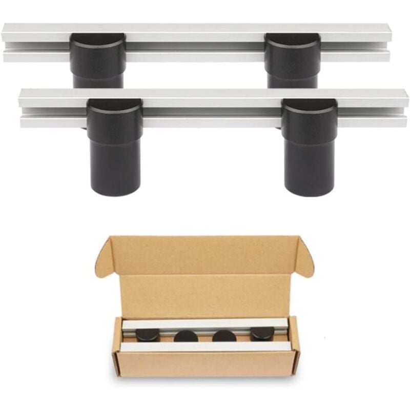 Sollbry - Lot de 2 outils auxiliaires pour table de travail du bois, pour établi de positionnement, pour le bricolage l'arrêt le rabotage des trous