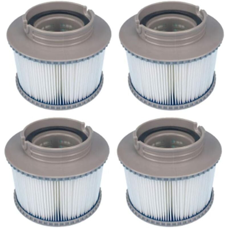 Lot de 4 filtres de rechange pour MSpa FD2089, cartouche de filtre pour piscine et spa - Sollbry