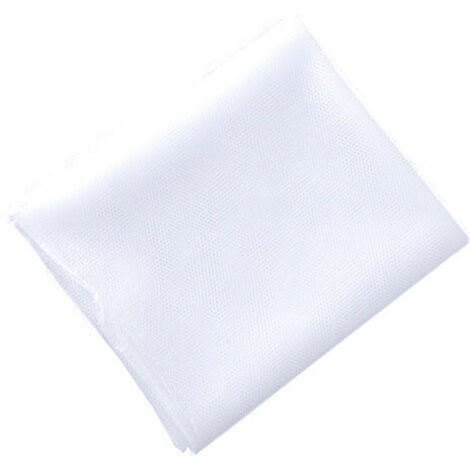Sollbry Lot de 4 rideaux de fenêtre en maille blanche pour haut-parleur, 130 x 150 cm, adaptés à plusieurs fenêtres
