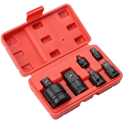 Sollbry Lot de 6 adaptateurs pour clé à douille réducteurs pour convertisseur de douilles 1/4", 3/8", 1/2", 3/4"