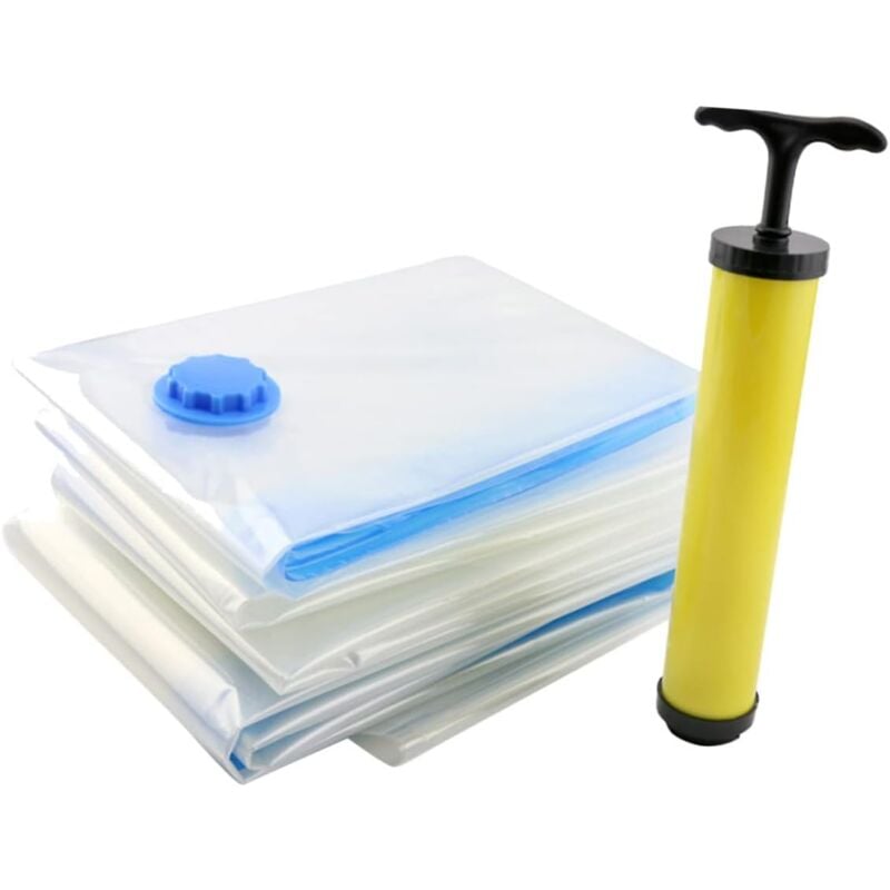 Lot de 6 sacs de tri pour le rangement de la maison, sacs de tri, sacs de rangement, sacs d'emballage sous vide, sacs de compression sous vide, sacs