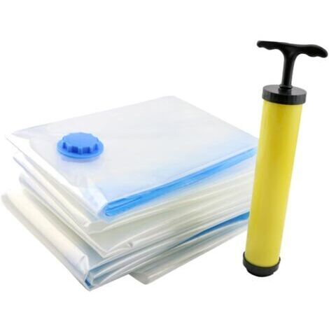 Sollbry Lot de 6 sacs de tri pour le rangement de la maison, sacs de tri, sacs de rangement, sacs d'emballage sous vide, sacs de compression sous vide, sacs de rangement, couettes scellées sous vide,