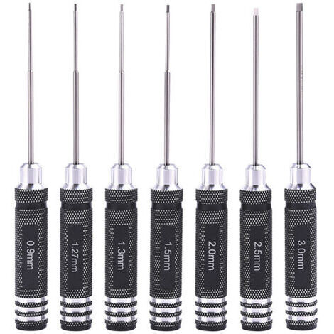 Sollbry Lot de 7 tournevis magnétiques à cliquet - Ingénierie de précision - Largement utilisé dans les loisirs radiocommandés, Bench Work