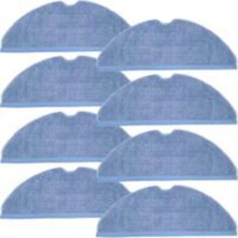 Sollbry Lot de 8 lingettes de rechange pour aspirateur robot Roborock T7s/plus S70 S7MaxV G10S, 8 lingettes en microfibre