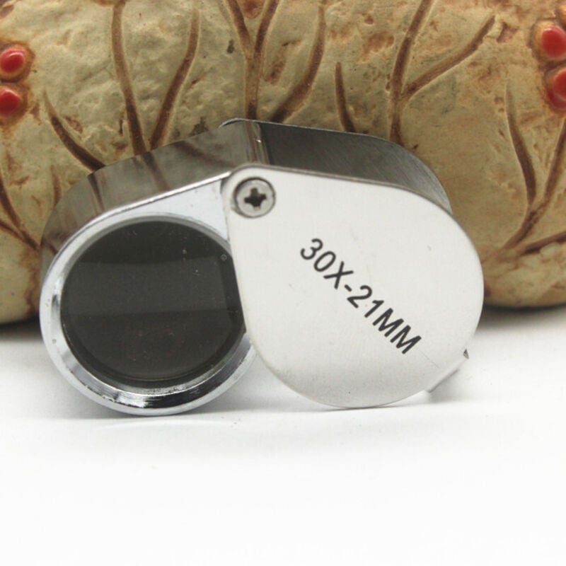 Image of Sollbry Lupe für Juweliere, 30 x 21 mm Lupe, faltbare Lupe