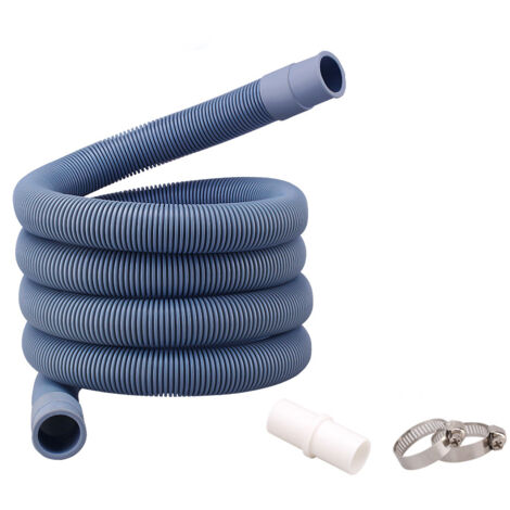 Sollbry Manguera de desagüe para lavadora, kit de extensión de desagüe para lavadora con 1 conector de extensión