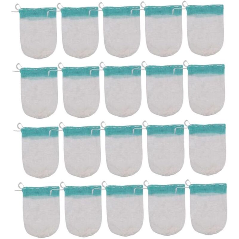 Mantos de gas, mantos de queroseno, cubierta de luz universal, linterna, mantos de repuesto para acampar, verde, 20 unidades - Sollbry