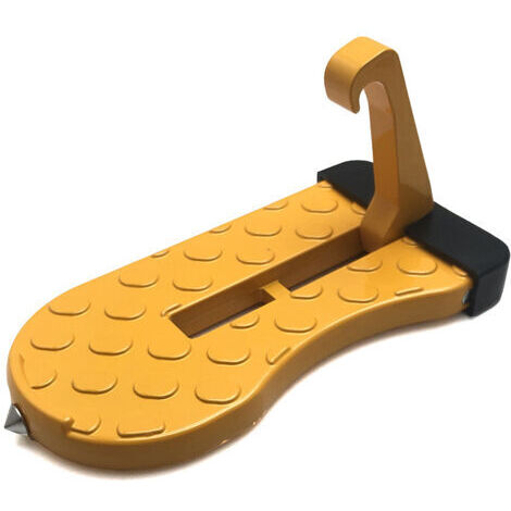 Sollbry Marchepied de porte de voiture pour accès au toit de voiture, crochet de marchepied de voiture pour toit universel, accès facile au toit pour la plupart des voitures, SUV, camions (orange)