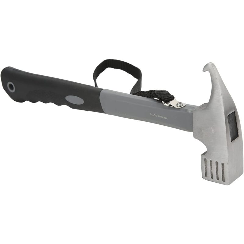 Sollbry - Marteau de camping Marteau de piquet de tente, maillet de camping de 12 pouces Marteau de piquet de camping Marteau de tente de camping en