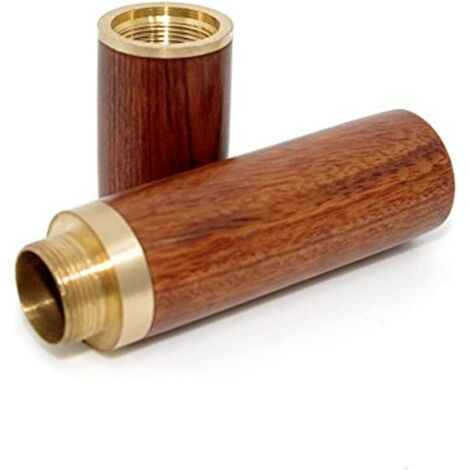 Sollbry Mini palillero portátil de madera para palillos de dientes (marrón claro)