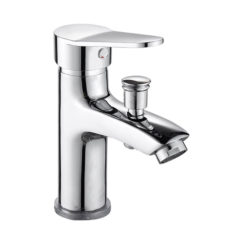 Sollbry - Monotrou, Mitigeur bain/douche Chromé, Mitigeur de Lavabo - Robinet de Salle de Bains Monocommande