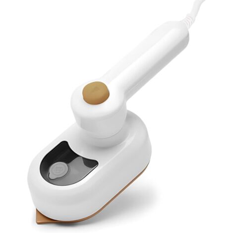 Sollbry Nähen, Mini-Reisebügeleisen, um 180° drehbar, mit 50-ml-Wassertank, nass und trocken, für Zuhause und auf Reisen, 25 W