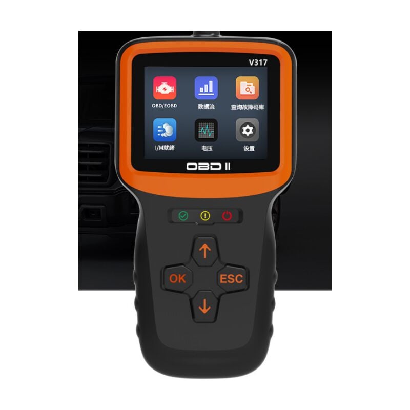 Obd2 Valise Diagnostic Auto, Obd2 Diagnostic Français Lecteur De Véhicule pour Les Véhicules Après 2000, Lecteur De Défauts avec Toutes Les