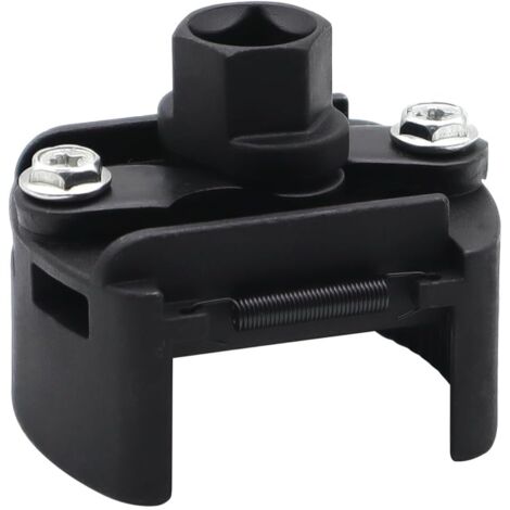 Sollbry Ölfilterschlüssel, universeller 60–80 mm Ölfilterschlüssel, verstellbarer Ölfilterschlüssel, 2 verstellbare Gussstahlkrallen für kleine und mittelgroße Ölfilter