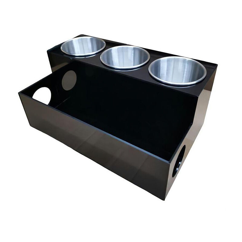 Organisateur D'Outils pour Cheveux, Support de SèChe-Cheveux, Support de Comptoir pour SèChe-Cheveux, Rangement pour Vanité de Salle de Bain avec 3