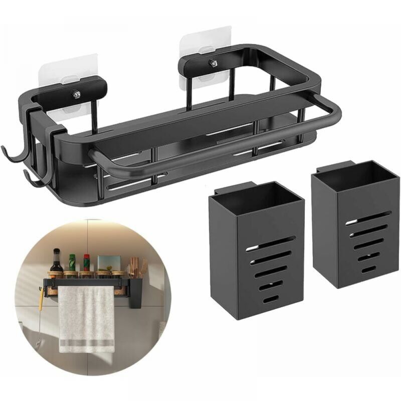 Sollbry - Organiseur d'évier en Acier Inoxydable, Porte Eponge Evier Cuisine, Porte-éponge Panier de Rangement, adapté à la Cuisine, Support Eponge