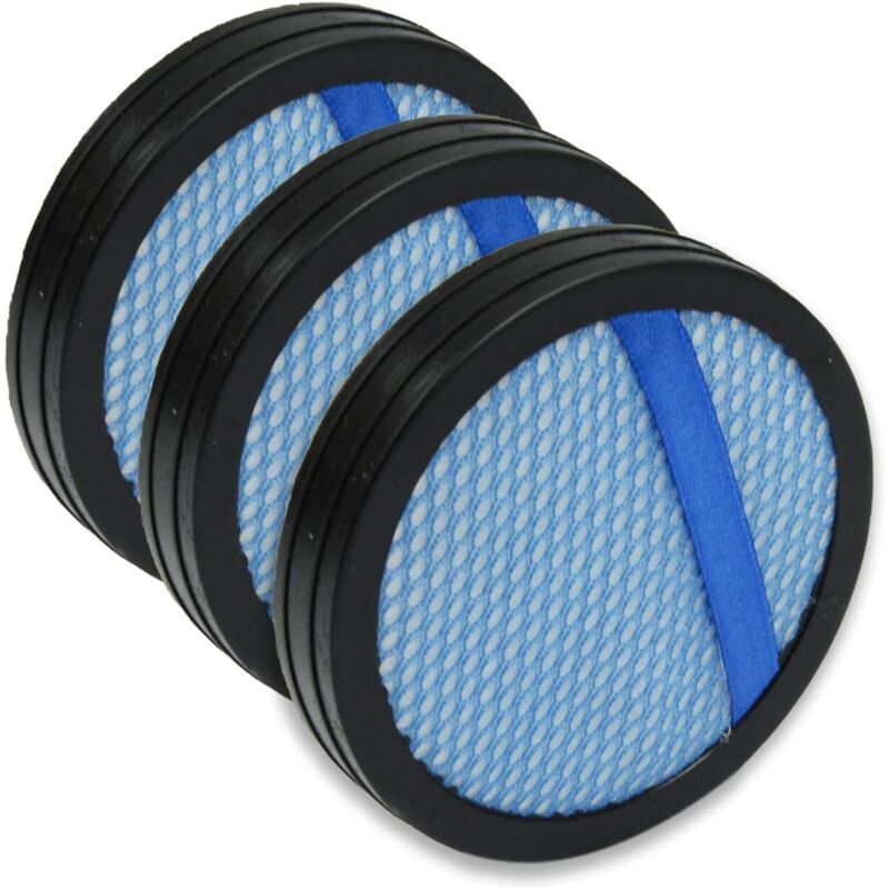 Pack de 3 filtros de aspiradora compatibles con aspiradoras de mano Philips PowerPro Aqua/PowerPro Dou FC6409 FC6171 FC6405 FC6162 - Sollbry