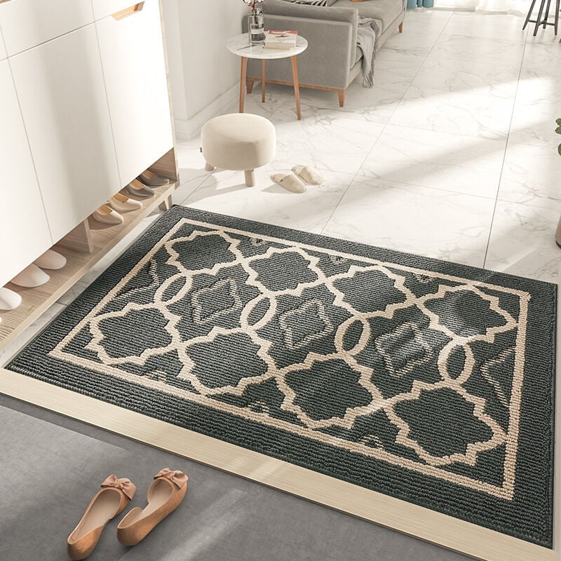 Sollbry - Paillasson Antidérapant,Tapis de Porte Intérieur et Extérieur Absorbant et Résistant,Tapis d'entrée Lavable en Machine,Anti-Poussière - 60