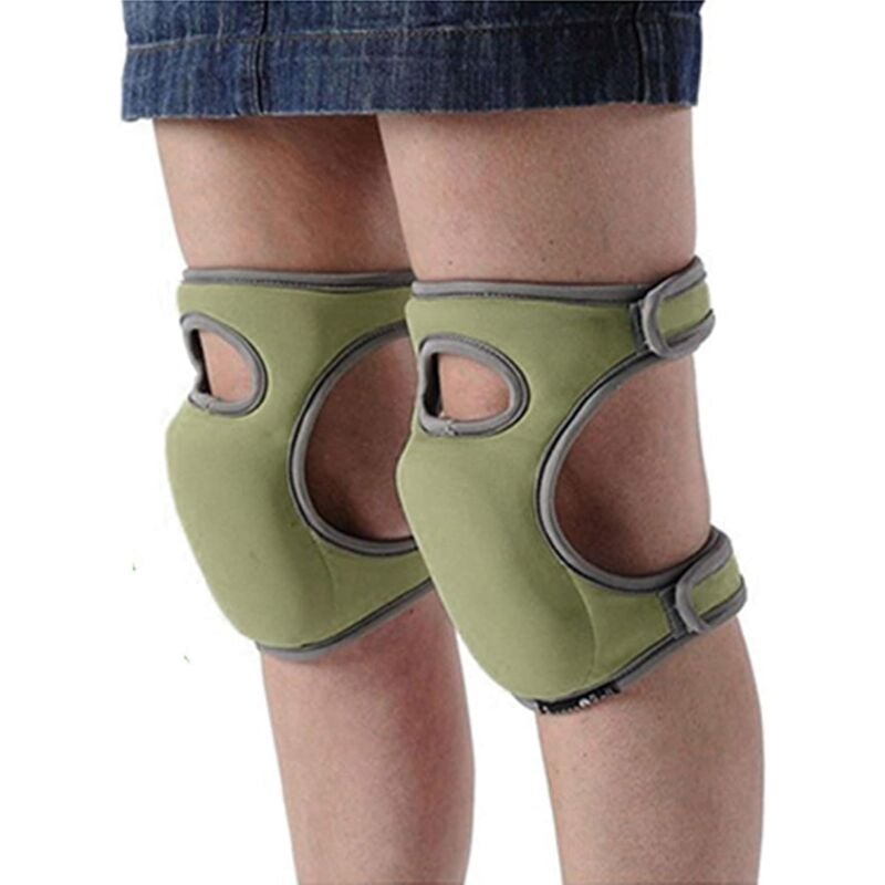 Image of Paio di ginocchiere da giardinaggio regolabili ultra morbide per giardinaggio e lavori domestici - Sollbry