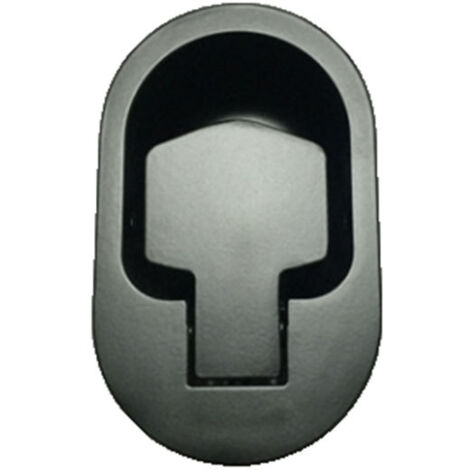 Sollbry Palanca para sillón reclinable y sofá, manija de aluminio macizo negro sin cable (2 piezas)