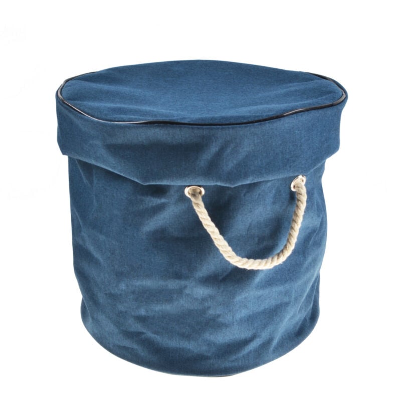 Panier de rangement pour jouets et tapis de jeu – Sac de rangement Lego avec fermeture à cordon pour un nettoyage rapide des briques de construction,