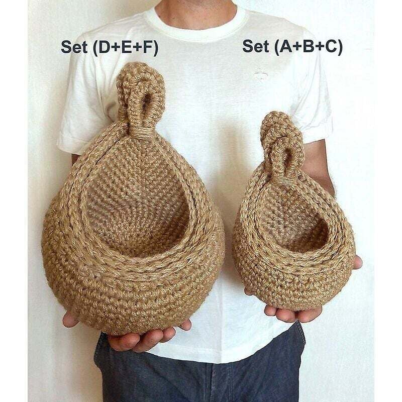 Panier suspendu mural, 3 pièces, rangement de fruits et légumes, organisateur de cuisine - Sollbry