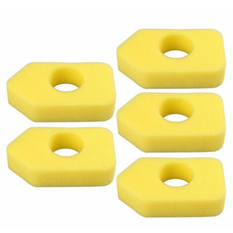 Sollbry Paquet de 10 filtres à air de rechange pour 698369 Filtre à air en mousse jaune pour tondeuse à gazon