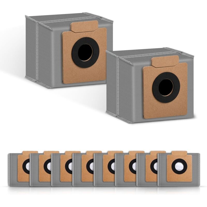 Paquete de 10 bolsas para aspiradoras Eufy Clean X8 Pro / X10 Pro Omni - Estación de autolimpieza - Accesorios de repuesto - Sollbry