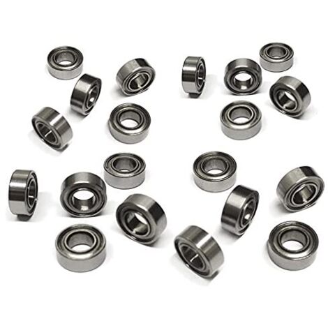 Sollbry Paquete de 20 rodamientos MR84ZZ, bolas de acero de 4 mm x 8 mm x 3 mm