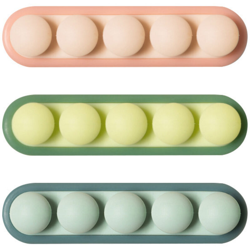 Sollbry - Paquete de 3 clips para cables usb, soporte para cable de carga, organizador de cables para coche, escritorio, banco de trabajo, dormitorio