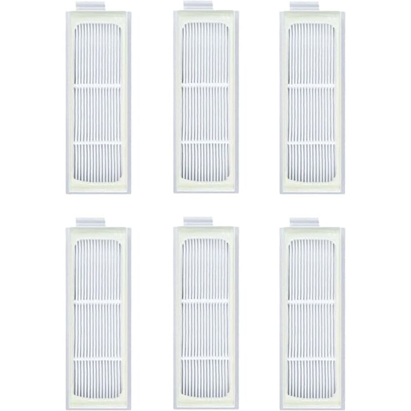 Sollbry Paquete de 6 filtros HEPA para aspiradora robot Deebot T20 Omni / T20e Omni (repuesto lavable y reutilizable).