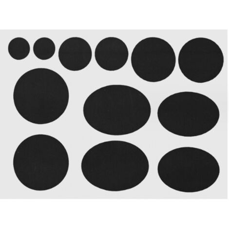 Sollbry Parches de reparación para chaquetas de plumas, de nailon negro, autoadhesivos, lavables e impermeables, para ropa, sacos de dormir y tiendas de campaña (redondos)