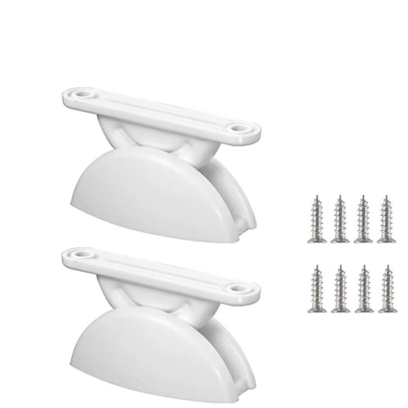 Sollbry - pares de topes de plástico para puerta de caravana, retenedores en forma de t para remolques de carga, autocaravanas y barcos.