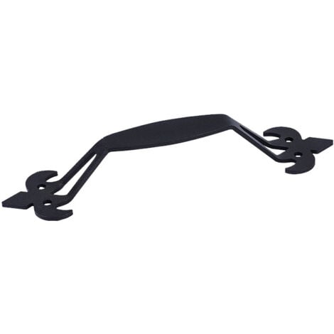 Sollbry Pcs Black Sliding Barn Door Handle, Sliding Door Handles, Door Pull Handles, Door Handle for Exterior Interior Gates Garage Cabinet Furniture