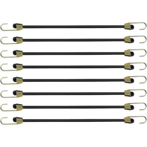 Set 2 Cinghie Elastiche Con Moschettone - Forza 70N/7kg, Polipropilene E Alluminio, Per Bagagli E Trasporto - Foto 5